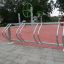 Giá đỡ xe đạp Bike Stand bằng kim loại chắc chắn cho khu vui chơi ngoài trời.