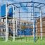 Ursa Maior castle with slide, climbing net thiết bị vui chơi ngoài trời cho trẻ em với cầu trượt và 