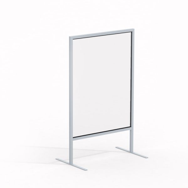Curtain glass wall 60 x 80 cm tấm kính trong khung kim loại dùng cho khu vui chơi trẻ em.