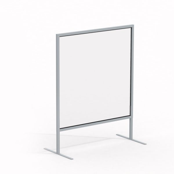 Curtain glass wall 80 x 80 cm, tấm kính trong suốt có khung kim loại cho khu vui chơi trẻ em.