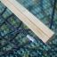 Double Hammock với khung gỗ và dây thừng đan chắc chắn cho khu vui chơi ngoài trời.