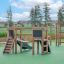 Mini Play II (Playground for Children 3+ Years) playhouse with slide bằng gỗ tự nhiên cho trẻ em vui