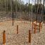 Obstacle Course Crawl Net bằng gỗ và dây thừng cho khu vui chơi ngoài trời.