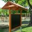 Outdoor Classroom (w/ Wooden Benches, Sunshades, Blackboard & Plant Pots) bảng đen ngoài trời bằng g