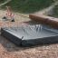 Vỏ bọc Sandbox cover 2m x 2m bảo vệ bồn cát trên sân chơi trẻ em.