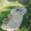 Khu vui chơi trẻ em với bộ trò chơi gỗ Tambora Eco và ghế nghỉ ngoài trời