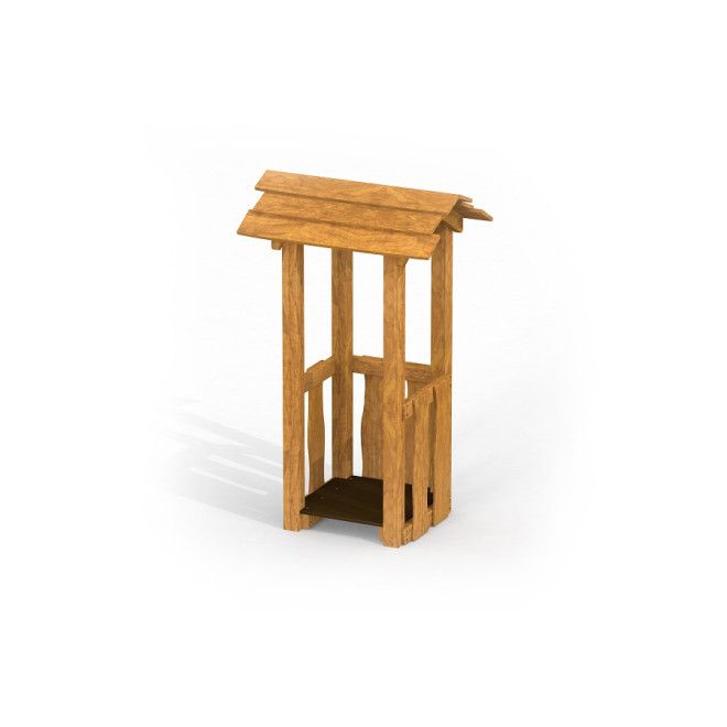 Bravo wooden house Uvala bằng gỗ thiết kế nhỏ gọn cho khu vui chơi trẻ em.