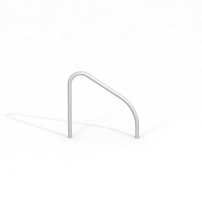 Giá đỡ xe đạp Slanted bicycle stand bằng kim loại thiết kế nghiêng đơn giản.
