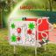 Sensory Box thiết bị vui chơi ngoài trời với bánh răng màu xanh và đỏ cho trẻ em.