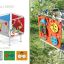 Sensory Box màu cam với các hoạt động cảm giác cho trẻ em trên sân chơi ngoài trời.