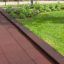 Gạch cao su Rubber Tiles 55 màu nâu đỏ dùng lát sàn ngoài trời an toàn cho khu vui chơi.