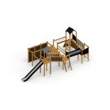 Explorer castle with slide