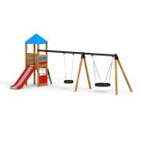 Bird Nest Swing with Tower (BNS 90 cm) playhouse with slide